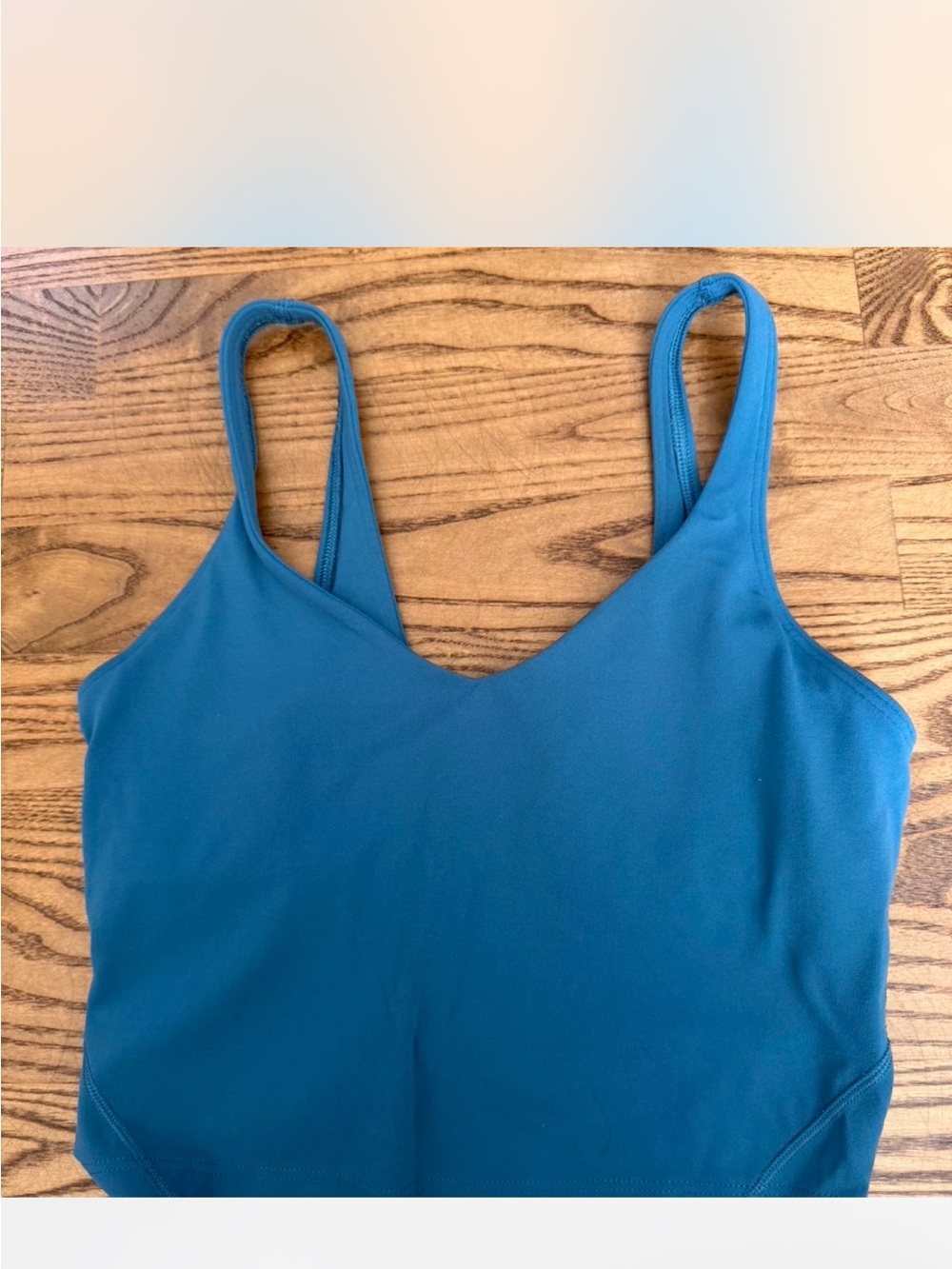 lululemon athletica Teal Blue Crop Tank